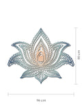 Mandala de Corcho y MDF para Pared ** FLOR DE LOTO **