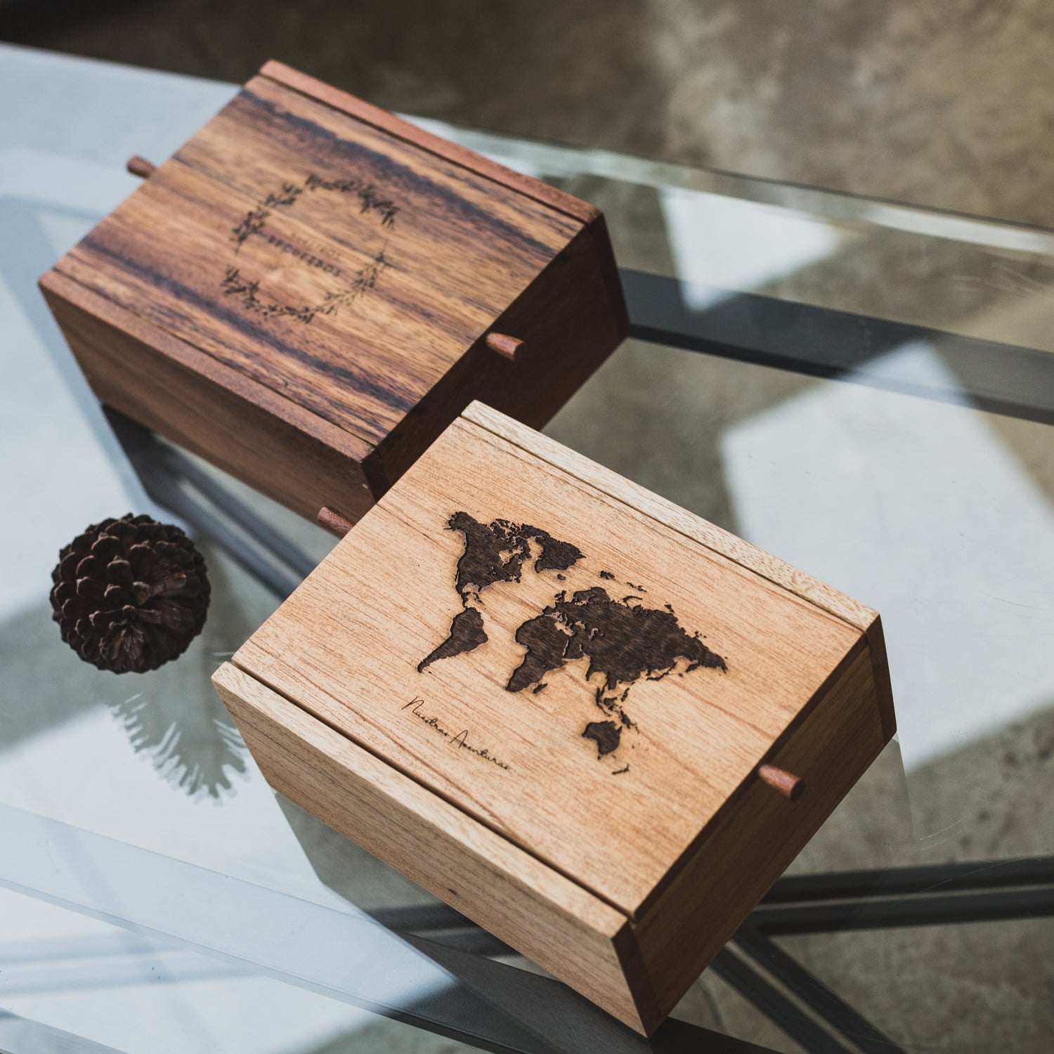 Cajas Artesanales de Madera Sólida