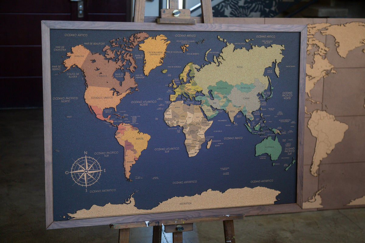 Mapas del Mundo Con Relieve