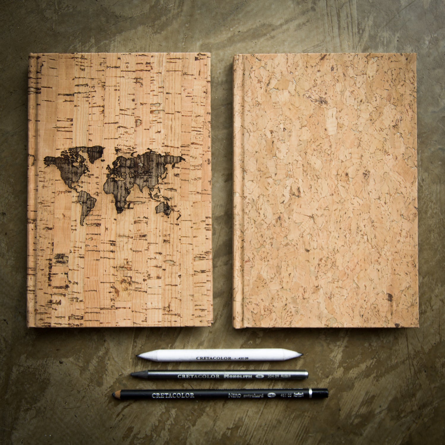 Libretas Artesanalas con Portadas de Corcho
