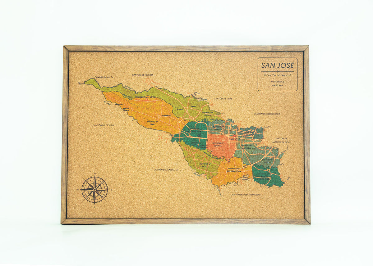 Mapas con Cantones de Costa Rica