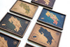 Mapa de Costa Rica en Corcho Natural · Colección Impresos · Edición de Escritorio · 20 × 14 cm