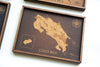 Mapa de Costa Rica en Corcho Natural · Colección Impresos · Edición de Escritorio · 20 × 14 cm