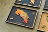 Mapa de Costa Rica de CORCHO - Colección RELIEVE - 20 x 14 cm (Tamaño para Escritorio)