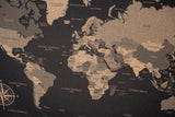 Mapamundi de CORCHO - Colección IMPRESOS - 80 x 58 cm