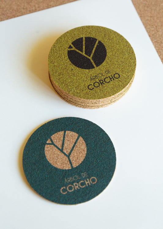Posavasos de Corcho Impresos (Full Color)