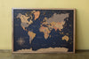Mapamundi de CORCHO - Colección RELIEVE - 110 x 80 cm