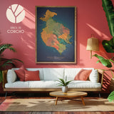 Mapa de la Provincia de Guanacaste en CORCHO