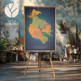 Mapa de la Provincia de Guanacaste en CORCHO
