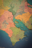 Mapa de la Provincia de Guanacaste en CORCHO
