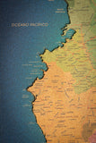 Mapa de la Provincia de Guanacaste en CORCHO