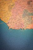 Mapa de la Provincia de Guanacaste en CORCHO