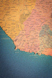 Mapa de la Provincia de Guanacaste en CORCHO