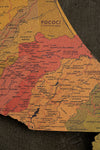 Contorno de Mapa de la Provincia de Limón en CORCHO para Pared