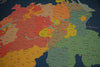 Mapa de Suiza en Corcho Natural - Colección IMPRESOS
