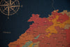 Mapa de Suiza en Corcho Natural - Colección IMPRESOS