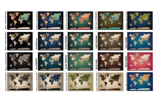 Mapa de Brasil de Corcho · Colección IMPRESOS