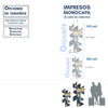 Mapamundi en Corcho Natural · Proyección Dymaxion Explotado · Colección Reforzada