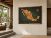 Mapa de México de Corcho · Colección IMPRESOS