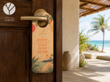 Colgadores Premium para Puertas de Hotel y Airbnb en Corcho y Madera Personalizados