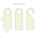 Colgadores Premium para Puertas de Hotel y Airbnb en Corcho y Madera Personalizados