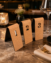Señaladores Numéricos de Mesa en Hierro y Corcho | Restaurantes, Cafés y Bares