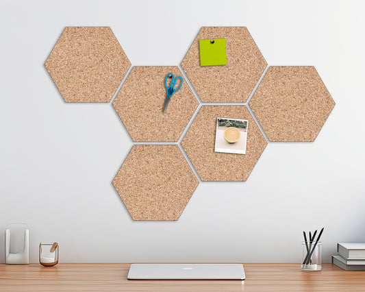 Tableros Modulares de Corcho Adhesivos para Hogar y Oficina