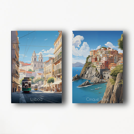 Print de Ciudades y Lugares Personalizables - Estilo Ilustración - Alto Detalle