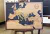 Mapa del Imperio Romano (117 d.C.) en Corcho Natural - Colección Impresos