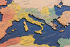 Mapa del Imperio Romano (117 d.C.) en Corcho Natural - Colección Impresos