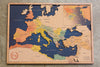 Mapa del Imperio Romano (117 d.C.) en Corcho Natural - Colección Impresos