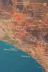 Mapa de Costa Rica en Corcho Natural - Colección Impresos · Edición Especial Camino de Costa Rica · 110 × 80 cm