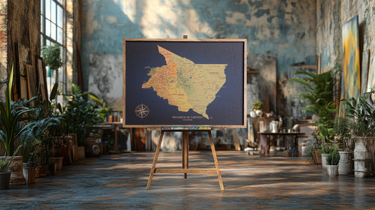 Mapa de la Provincia de Cartago en CORCHO