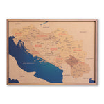 Mapa de Antigua Yugoslavia de CORCHO - Colección IMPRESOS