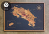 Mapa de Costa Rica de Corcho · Colección IMPRESOS | 80 × 58 cm