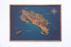 Mapa de Costa Rica de CORCHO - Colección RELIEVE - 80 x 58 cm