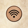 Placa Personalizada para WiFi – Conexión Fácil con NFC y Código QR para Hoteles, Airbnbs y Comercios
