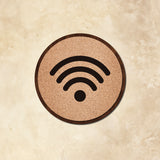 Placa Personalizada para WiFi – Conexión Fácil con NFC y Código QR para Hoteles, Airbnbs y Comercios