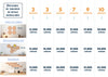 Tableros Modulares de Corcho Adhesivos para Hogar y Oficina