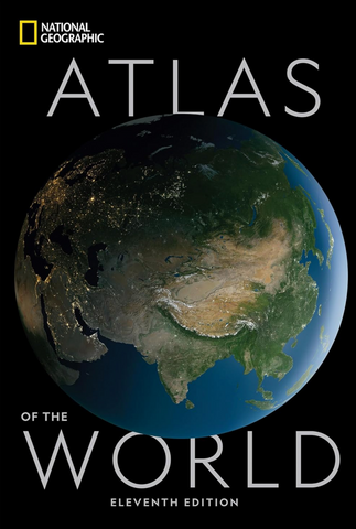 National Geographic Atlas of the World, 11va Edición - En Inglés - Tapa dura