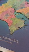 Mapa de la Provincia de Guanacaste en CORCHO