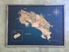 Mapa de Costa Rica de Corcho · Colección IMPRESOS | 80 × 58 cm