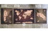 Mapamundi de CORCHO - Colección RELIEVE - 110 x 80 cm
