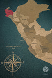 Mapa de Perú de CORCHO - Colección IMPRESOS