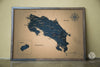 Mapa de Costa Rica de Corcho · Colección IMPRESOS | 110 × 80 cm