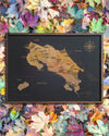 Mapa de Costa Rica de CORCHO - Colección IMPRESOS - 55 x 40 cm