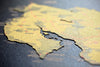 Mapa de Costa Rica de CORCHO - Colección RELIEVE - 80 x 58 cm