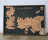 Mapa  "Westeros + Essos en CORCHO" (Game of Thrones)