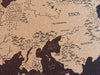 Mapa  "Westeros + Essos en CORCHO" (Game of Thrones)