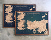 Mapa  "Westeros + Essos en CORCHO" (Game of Thrones)